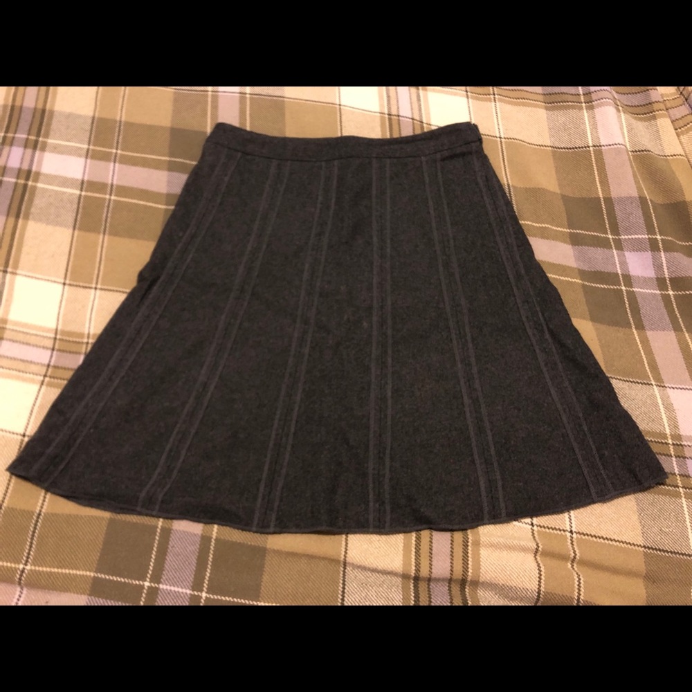 Merona A-line flair wool skirt